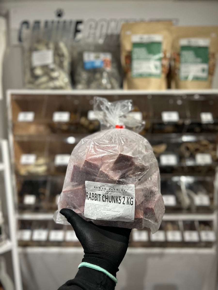 Rabbit Chunks for Dogs - Lean, High-Protein Treat for Healthy Diet ...