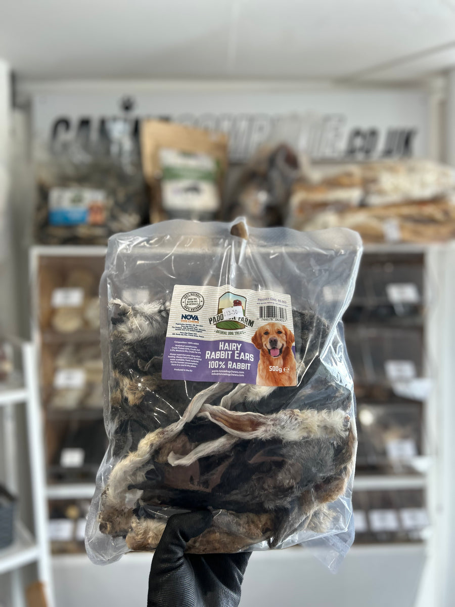 Rabbit Ears for Dogs - Natural, Crunchy Treats for Healthy Teeth and ...